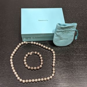 Tiffany's Hardware Ball Necklace and Bracelet